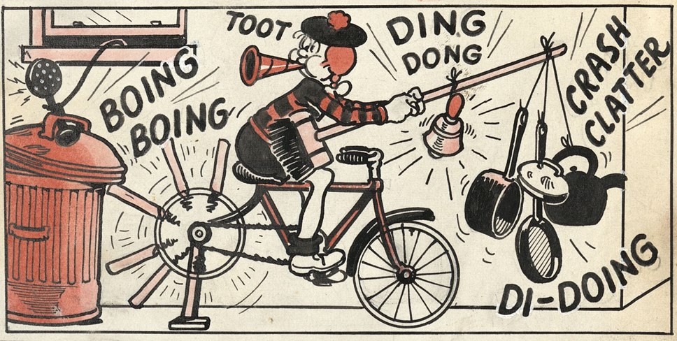 Original Beano artwork from D C Thomson