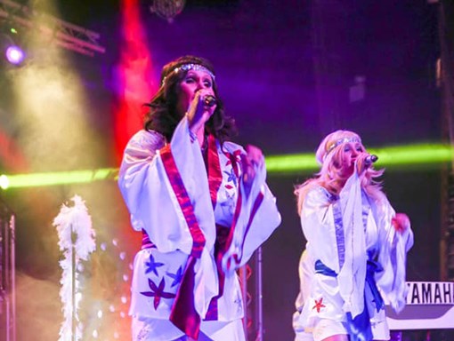 Eurovision fanzone: One of the UK's leading ABBA tribute bands Planet Abba, bringing the legendary Swedish band’s biggest hits including Eurovision 1974’s winning song ‘Waterloo’ together with other party anthems including ‘Dancing Queen’ and ‘Mama Mia.’