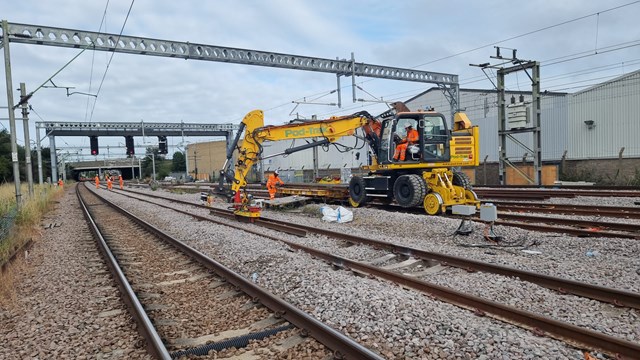 Bank Holiday rail works keeps reliability on track in Anglia