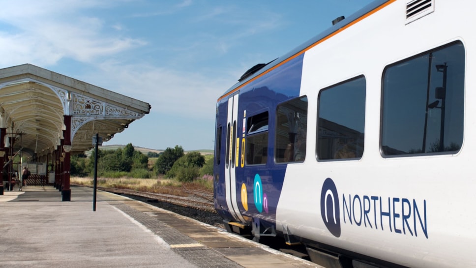 Image shows Northern trains at station cropped