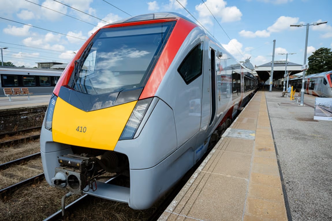 Greater Anglia train at Lowestoft