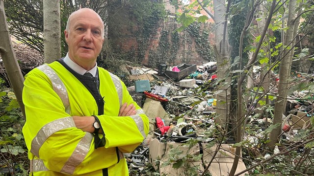 Network Rail joins forces with deputy police and crime commissioner in plea to reckless fly-tippers: Andy Pratt MBE, Lancashire’s deputy police and crime commissioner-2