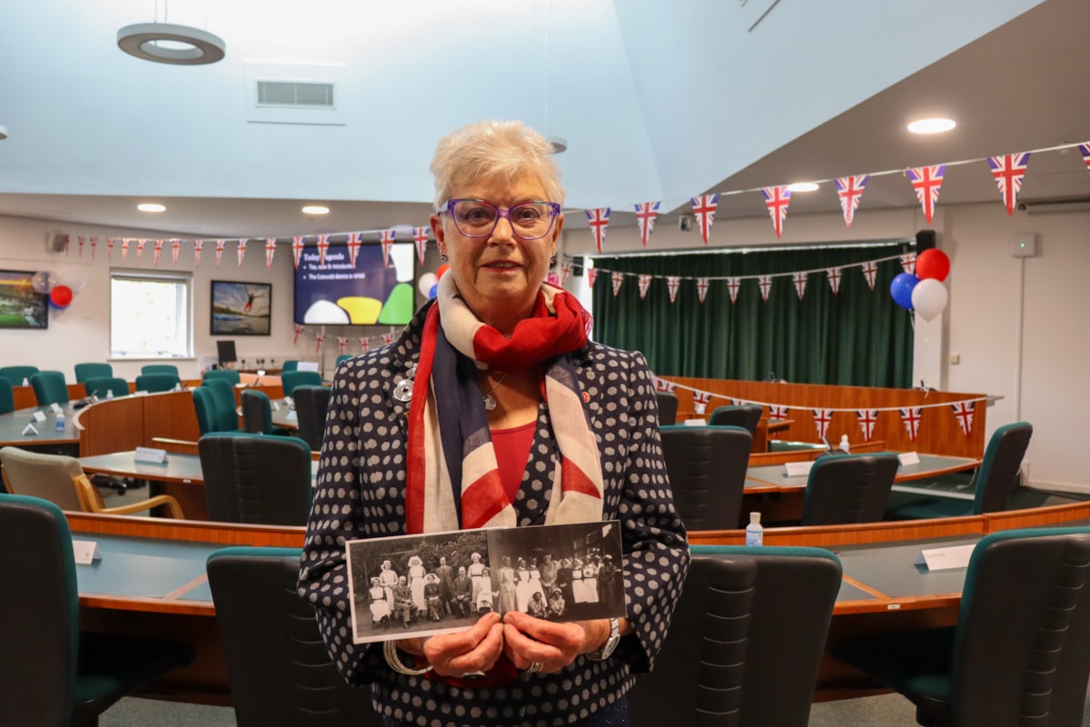 Jane Haines who gave a talk at the VE 80 Day event.