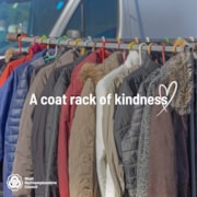 A coat rack of kindness: A coat rack of kindness