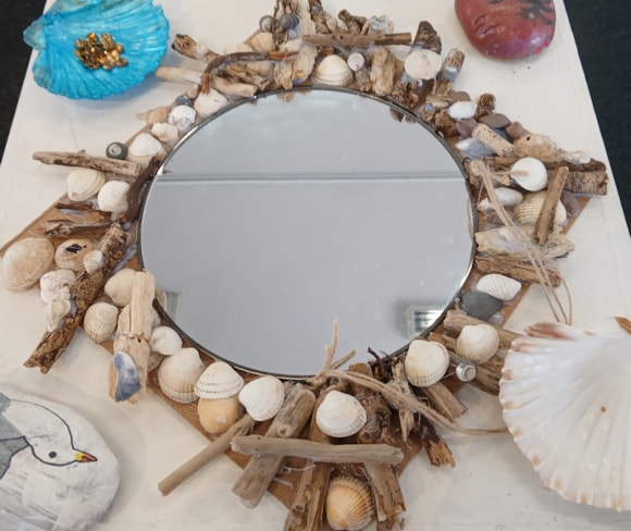 drift wood mirror