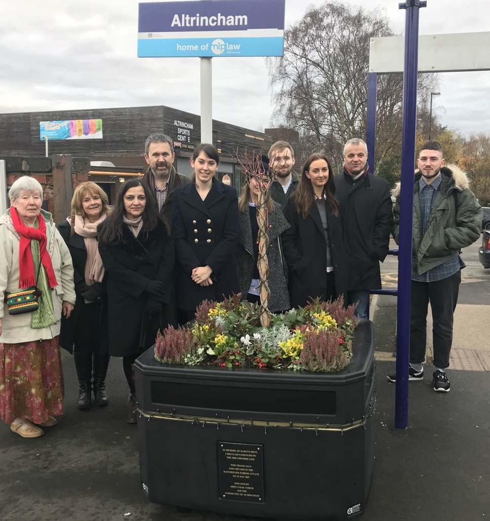 Planter unveiling