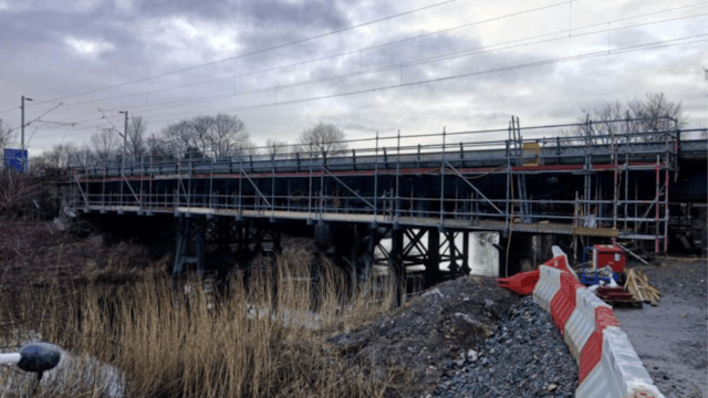 £4m Inverclyde line upgrades completed: River Gryffe bridge-2
