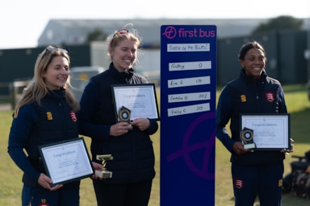 Essex Ladies with their prizes