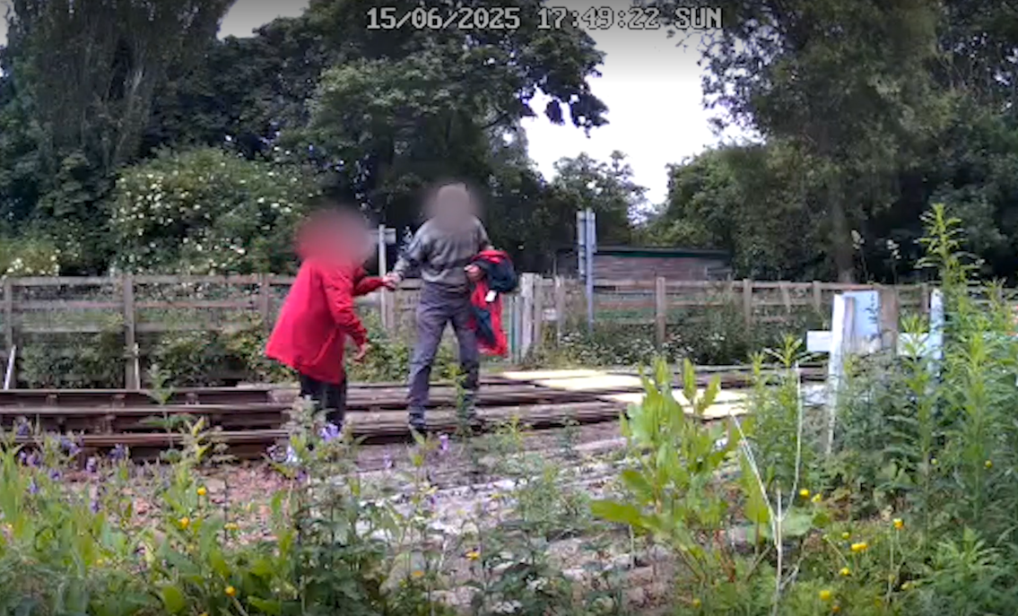 Dingwall CCTV footage trespassing