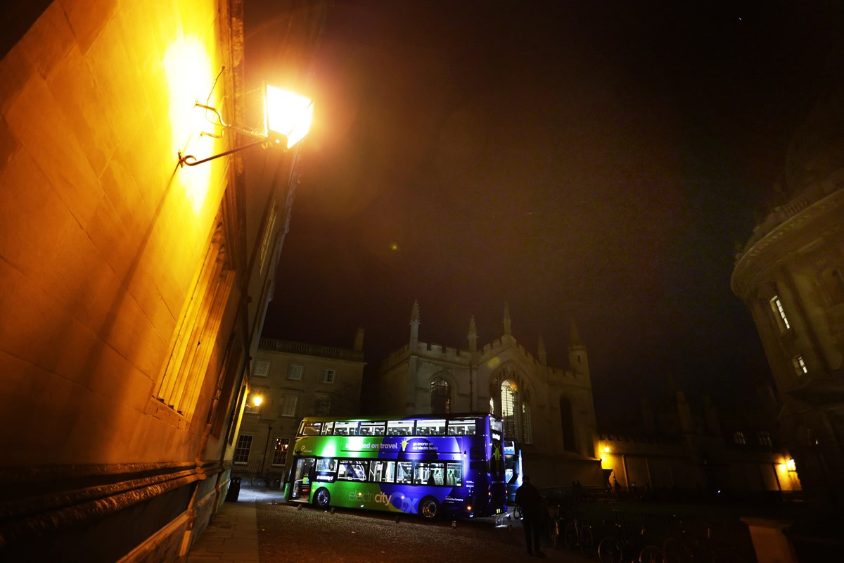 Part of a fleet of 159 new zero emission buses launched in Oxford on January 16th 2024