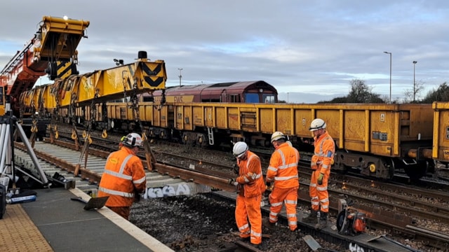 Train services resume as Westbury rail upgrades complete: Track upgrades at Westbury