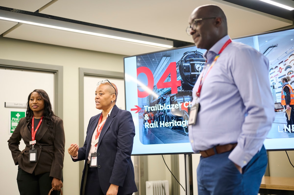 LNER colleagues presenting at Danum