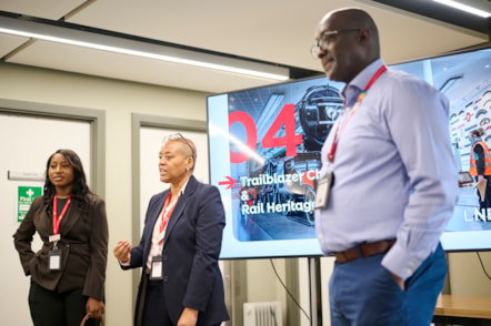LNER colleagues presenting at Danum