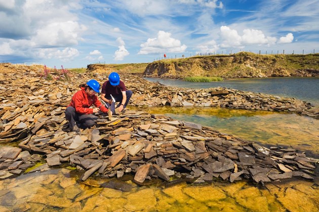 Achanarras SSSI - image credit Iain Sarjeant/NatureScot: Achanarras Quarry in Caithness is a globally important fossil fish locality that offers an opportunity for the public to collect fossils.