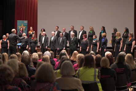 Clitheroe Parish Church Amateur Operatic Dramatic Society (CPCAODS) Show Choir performing