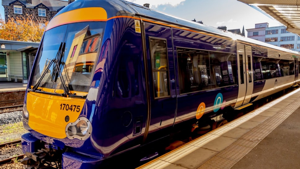 Image shows Class 170 Turbostar Northern train