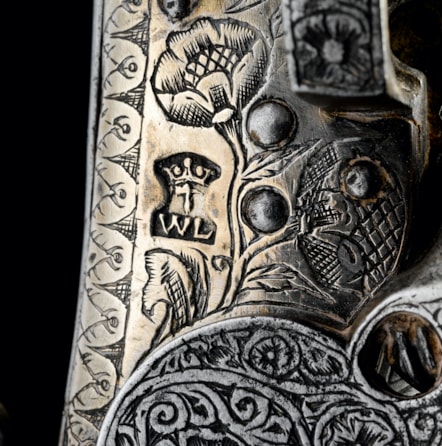 Steel and silver pistol, 17th century. Image © National Museums Scotland (4)