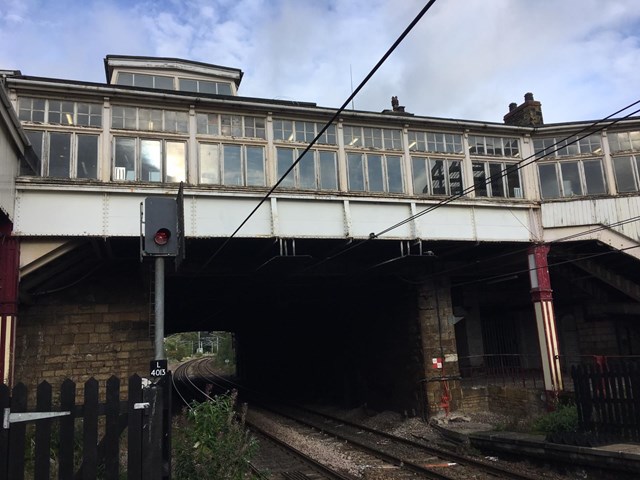Keighley station footbridge