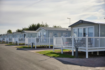 Caravan view at The Orchards