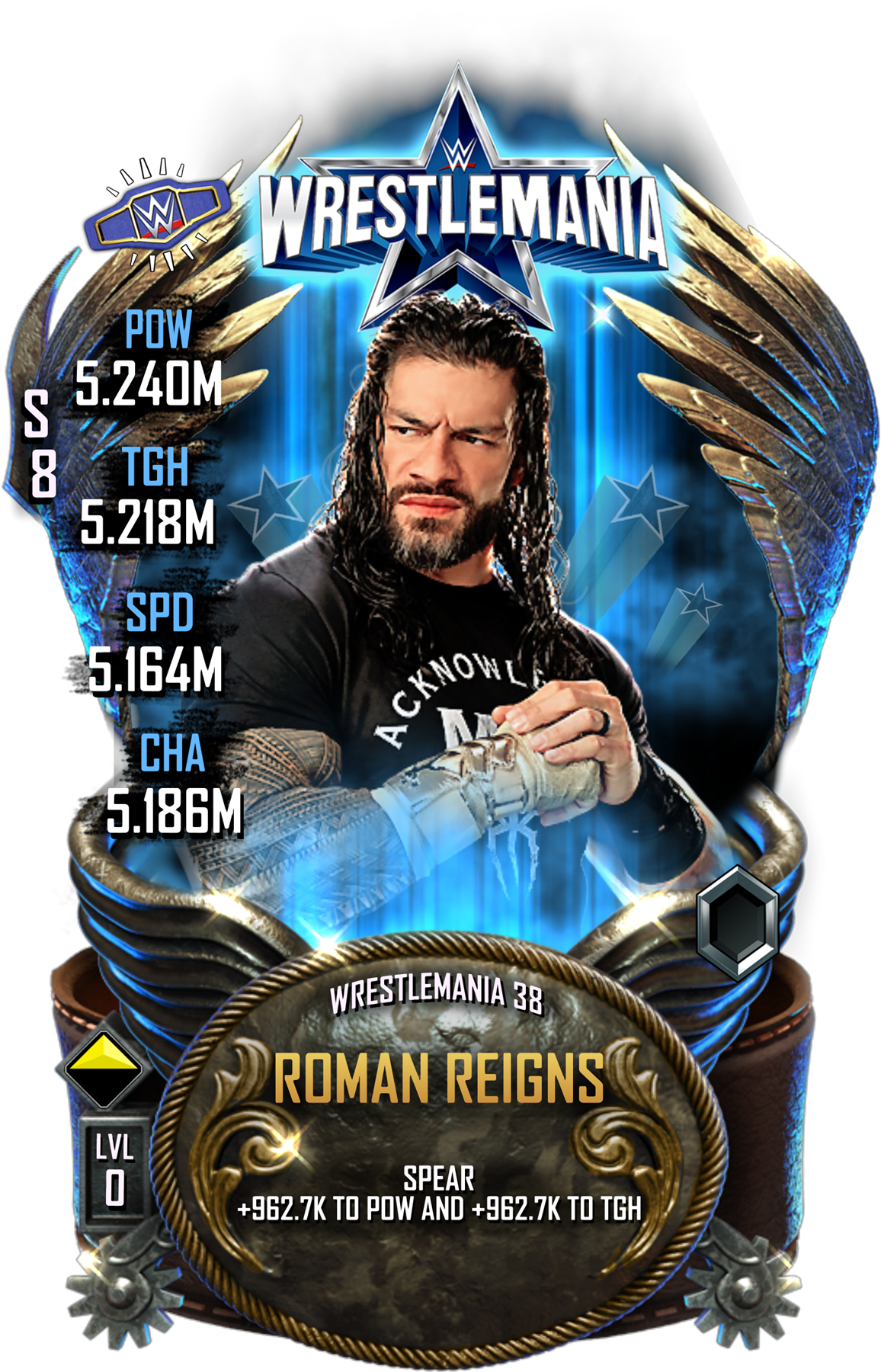 WWESC S8 Roman Reigns WM38