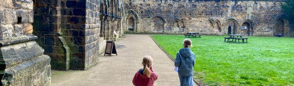 Silly Sheep Round Up at Kirkstall Abbey
