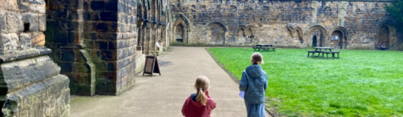 Silly Sheep Round Up at Kirkstall Abbey