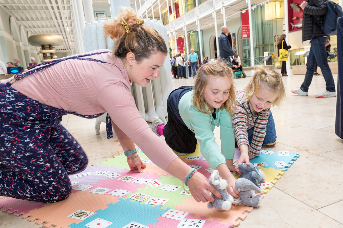 Maths Week Scotland activities at the National Museum of Scotland. Photo (c) Ruth Armstrong (1)