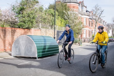 The landmark 400th bike hangar is on Kelross Road, Highbury