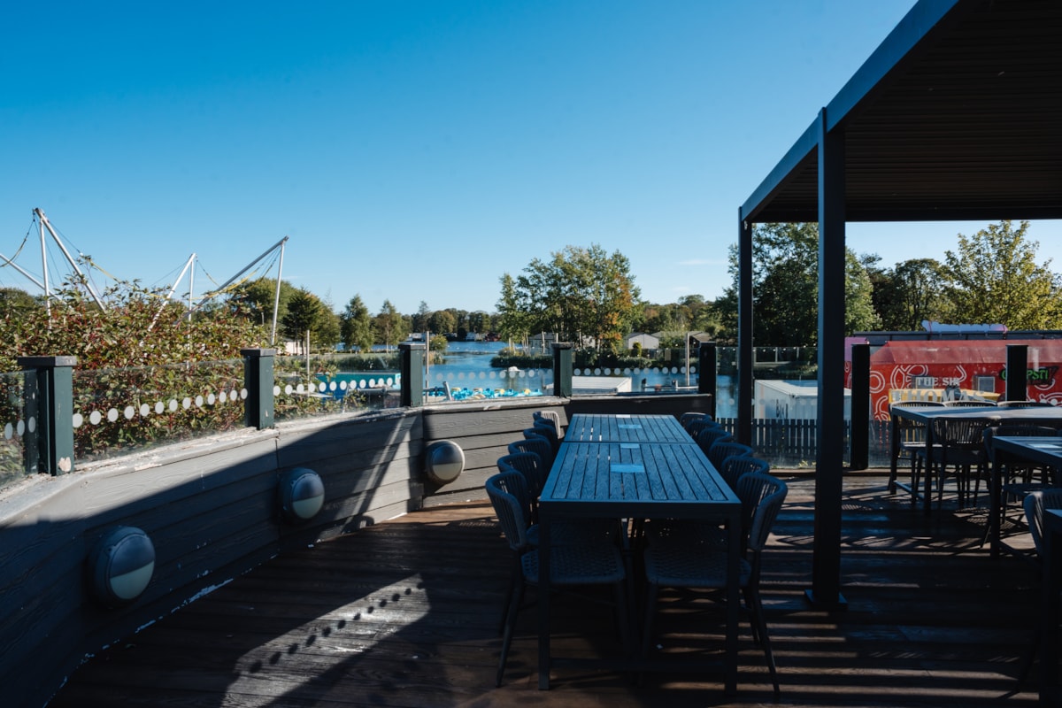 Sir Thomas Haggerston exterior decking view