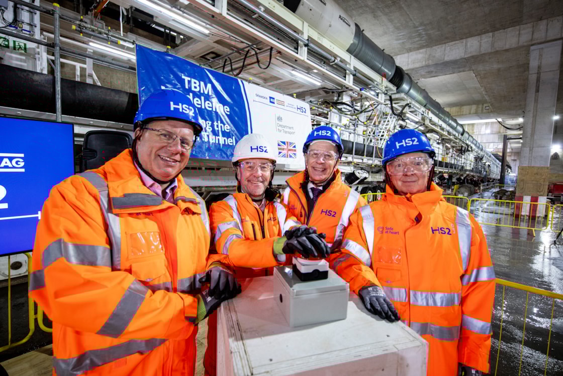 L-R Andy Lord, Mark Wild, Jules Pipe, Mike Brown