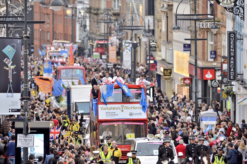 Triumphant Yorkshire ‘Rio Heroes’ given homecoming reception to remember in Leeds: homecoming.jpg