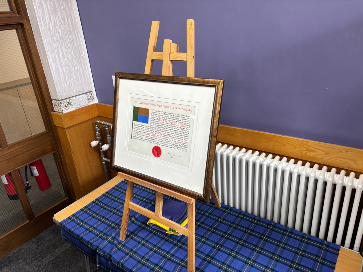 Moray Flag letters patent 2