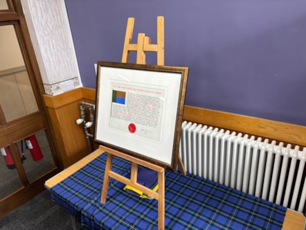 Moray Flag letters patent 2