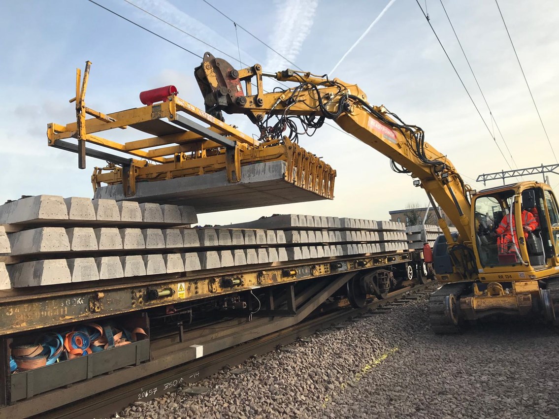 Track works planned at Bishops Stortford to improve reliability for West Anglia rail passengers: Track renewal  London Anglia