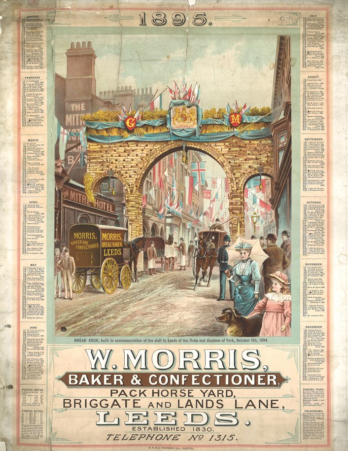 Bread archway. Copyright Leeds Libraries