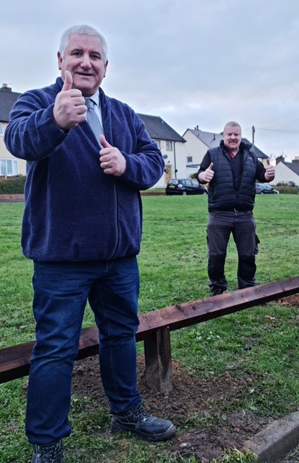 Patrick Harley and Damian Corfield at Greenhill Road