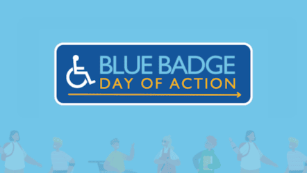 Blue Badge Day of Action header