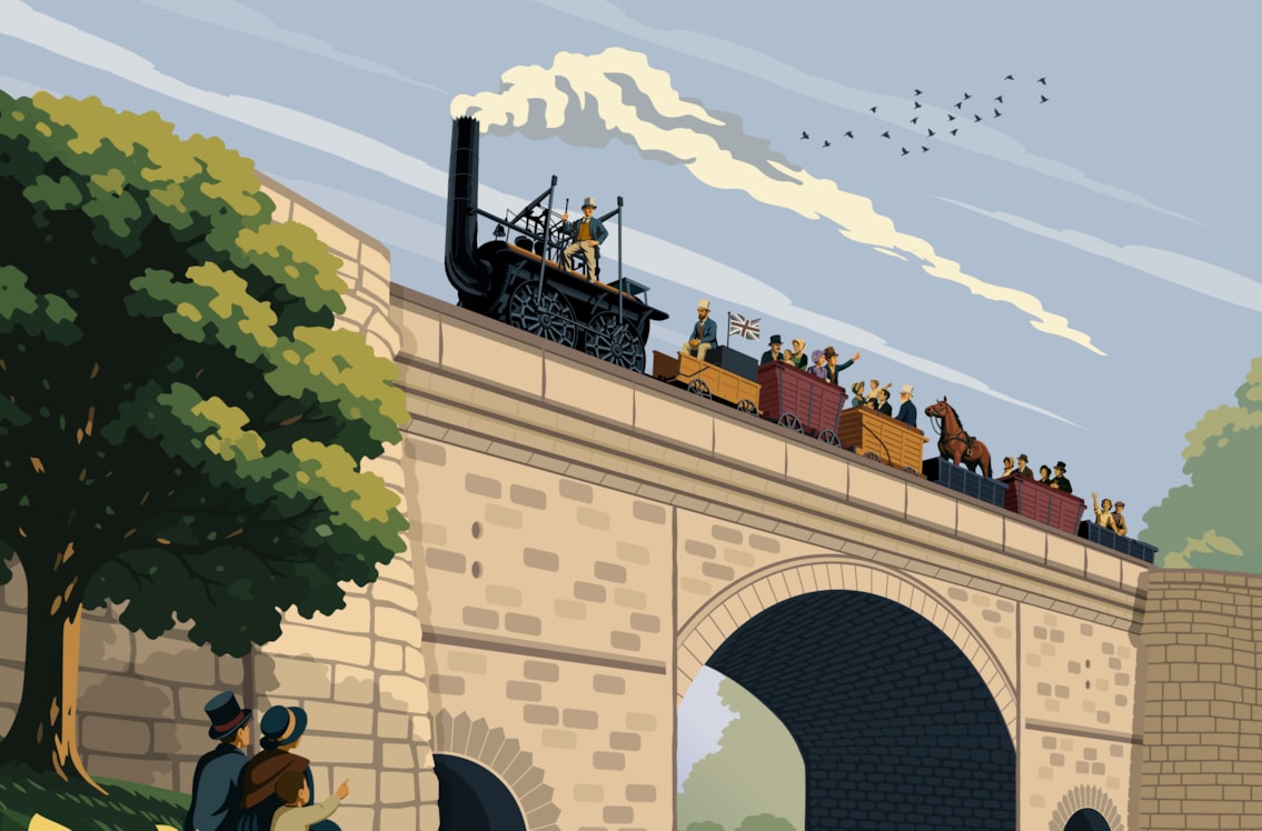 Spectators urged to stay safe during Stockton & Darlington Railway Anniversary Journey: Locomotion over Skerne Bridge Development 19.05.25JPG