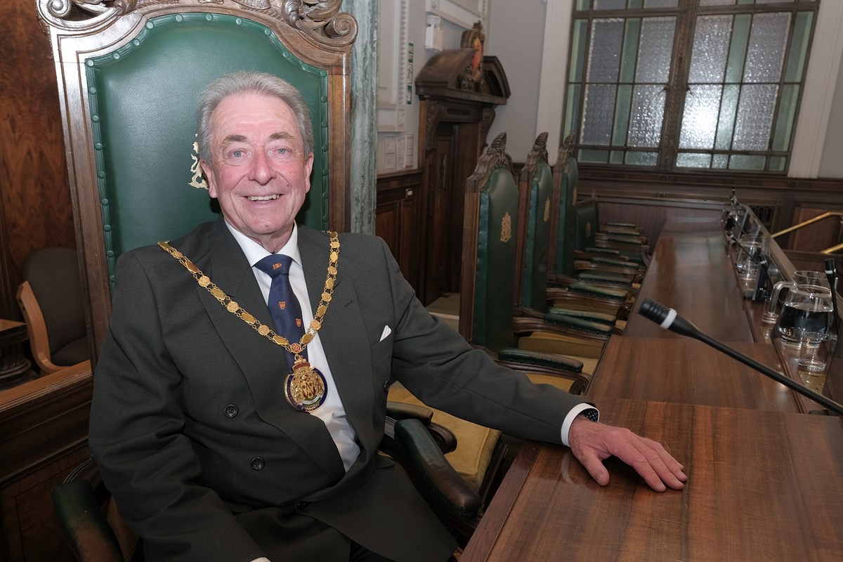Councillor Keith Iddon, Lancashire County Council's new chairman