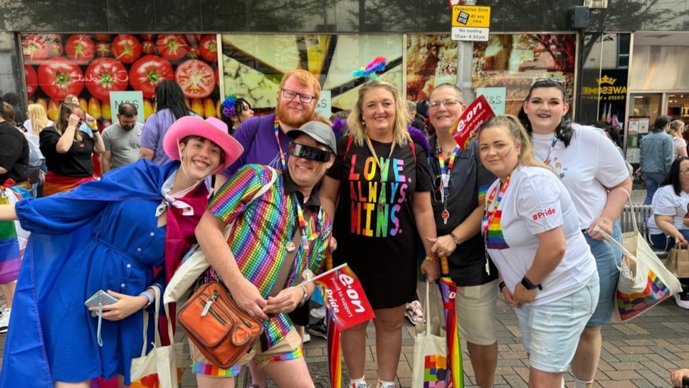 Colleagues at Notts Pride 2024-3