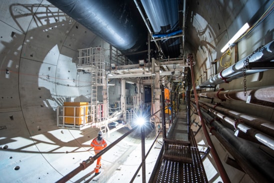 Northolt Tunnel West TBM Sushila drive complete 2: Northolt Tunnel West TBM Sushila drive complete 2