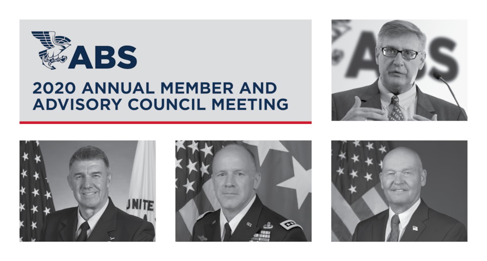 ABS Chairman, President and CEO Christopher J. Wiernicki; Admiral Karl Schultz, Commandant of the U.S. Coast Guard; General Stephen R. Lyons, Commander of the U.S. Transportation Command; and The Honorable Mark Buzby, Administrator of the Maritime Administration