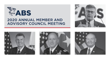 ABS Chairman, President and CEO Christopher J. Wiernicki; Admiral Karl Schultz, Commandant of the U.S. Coast Guard; General Stephen R. Lyons, Commander of the U.S. Transportation Command; and The Honorable Mark Buzby, Administrator of the Maritime Administration