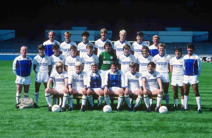 Leeds to Innovation online: Leeds United were sponsored by Systime during their 1983/84 season. Picture credit LUFC.