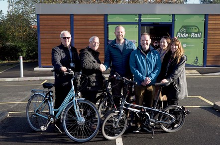 This image shows the opening of the new cycle hub (3)