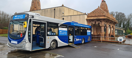 Metrobus' vaccination bus: February 2021