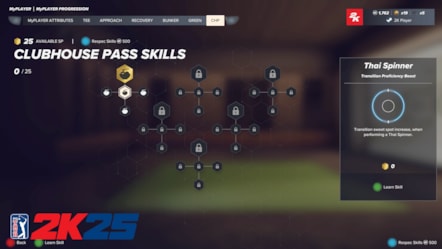 PGA TOUR 2K25 Clubhouse Pass Skill Tree-4