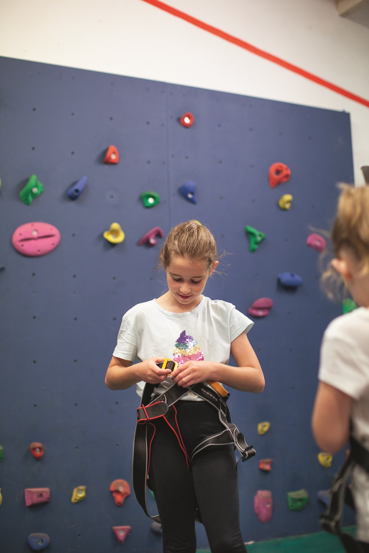 Climbing Wall at Lydstep Beach