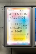 Credit Spaghetti Map poster, 2026, Photo Benedict Johnson: Credit Spaghetti Map poster, 2026, Photo Benedict Johnson