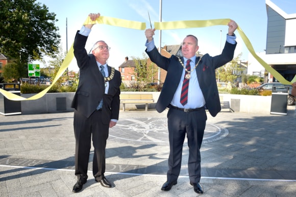 L-R, Cllr Phil Crowe and Cllr Alf Clempson 